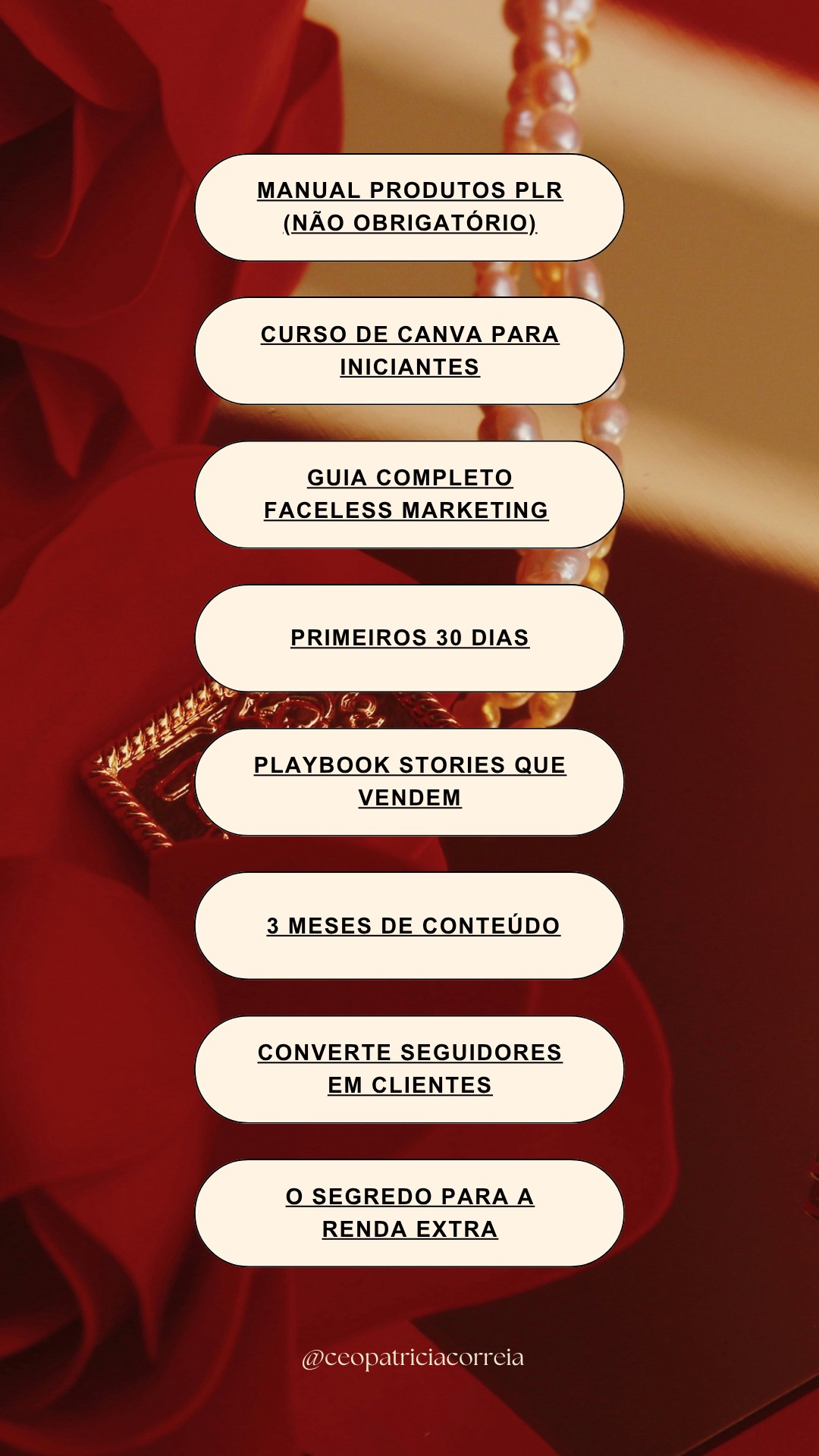 Índice original: manuais e planeamento