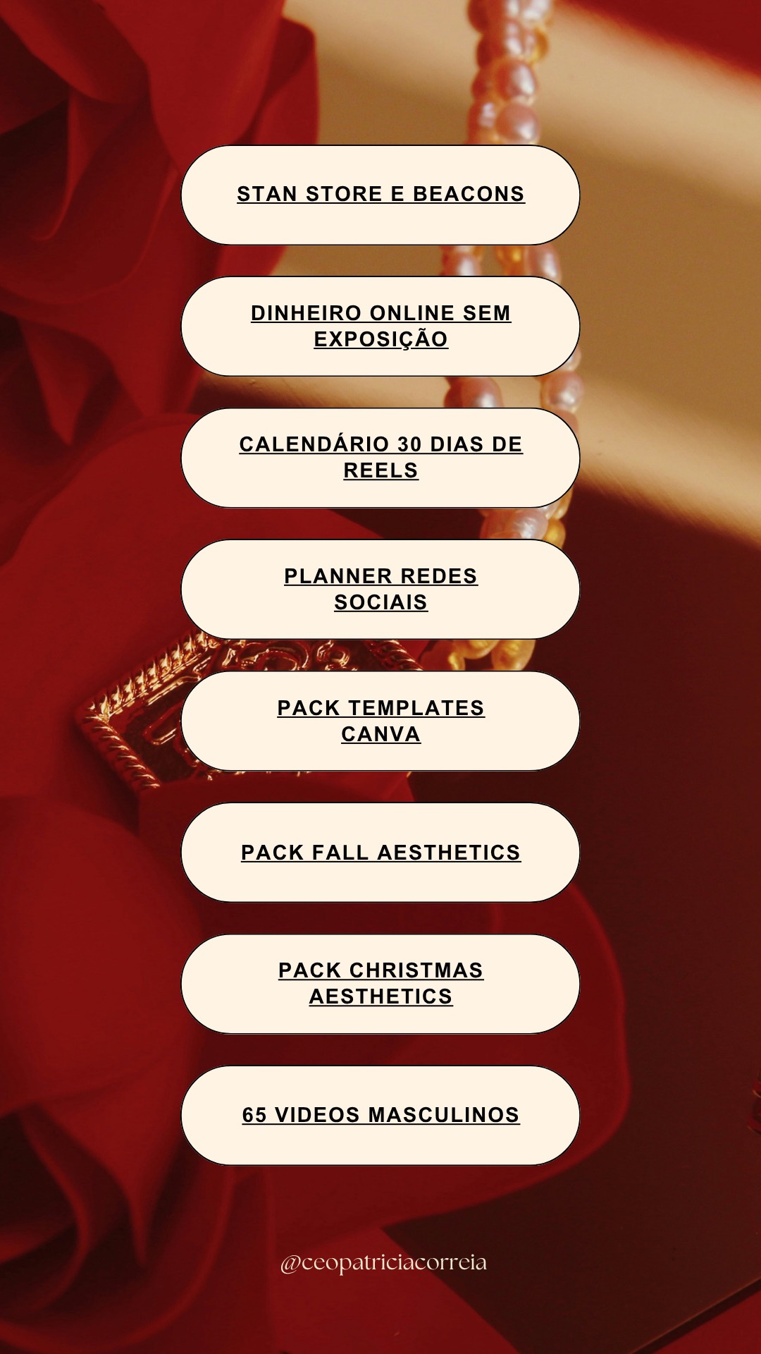 Índice original: ferramentas e recursos visuais