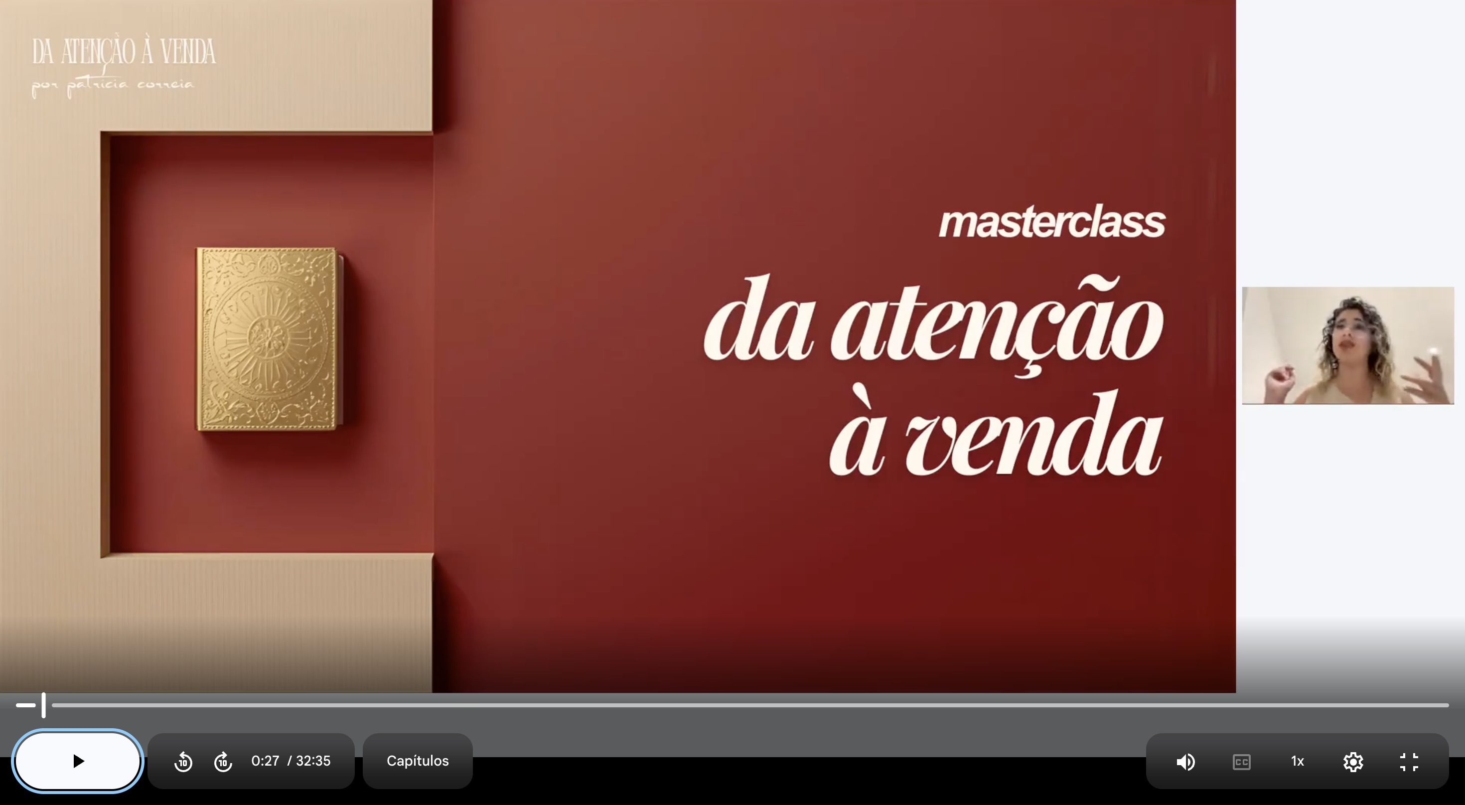 Capa da masterclass Da Atenção à Venda